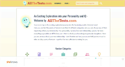 Desktop Screenshot of allthetests.com